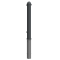 Ornamental bollard | steel tube � 102 mm | removable, with triangular locking mechanism acc. with DIN 3223, self-engaging lockwith hot-dip galvanized ground socket part-no. 470.10 | with 2 eyelets